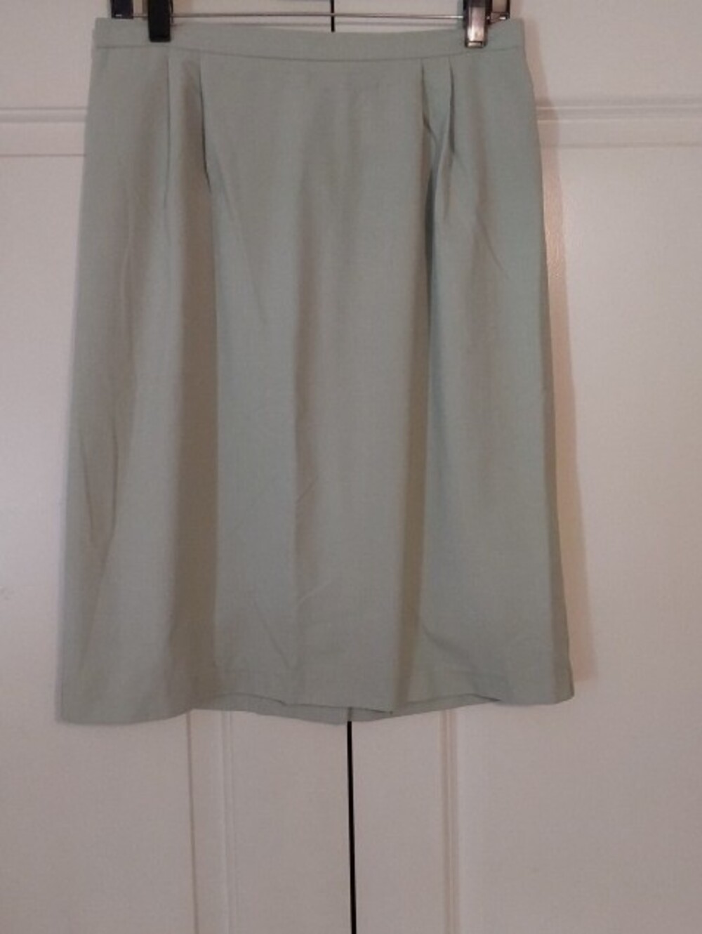 Elegant Mint Green & Blue Women's Pencil Skirt - Picture 3 of 4